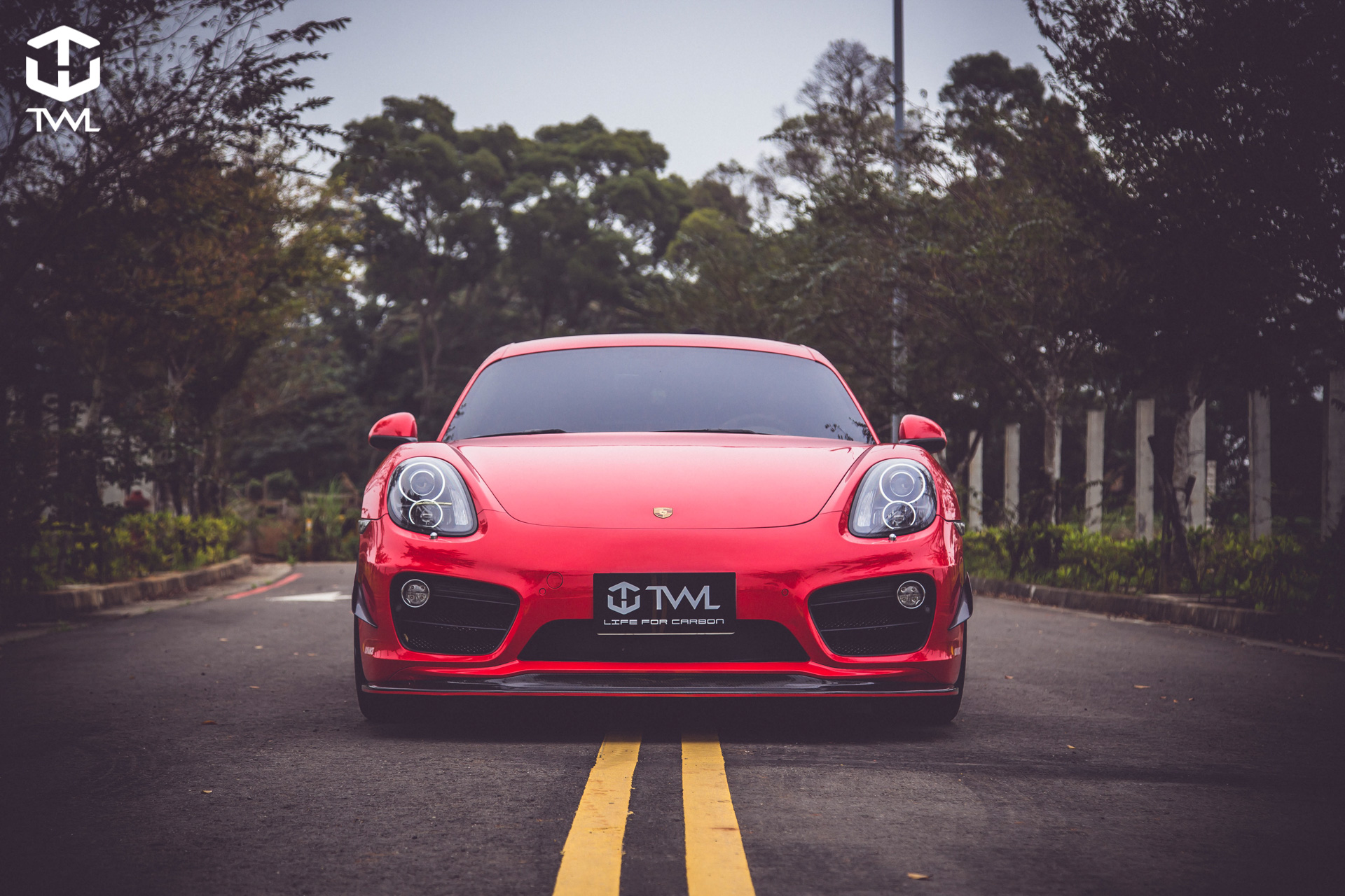 保時捷 Porsche 981 Cayman ｜碳纖維前下巴｜夢幻卡夢套件